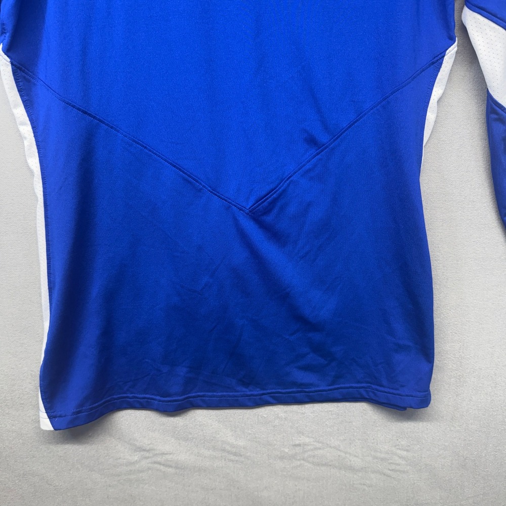 Under Armour Shirt Women Medium Blue Long Sleeve HeatGear Fitted Performance Top - Picture 6 of 9